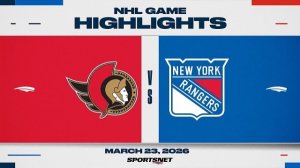 Обзор матча НХЛ | Рейнджерс - Оттава (24.03.2026)