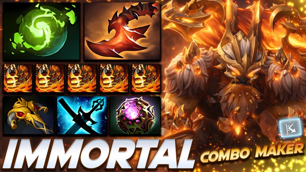 Earthshaker Immortal Combo Maker — профессиональный геймплей в Dota 2 [Смотри и учись]