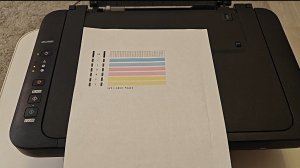 Как распечатать тестовую страницу Canon MG2540S без компьютера (проверка дюз)?