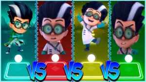 Герои в масках ⚡️ Coffin Dance в Tiles Hop lvl 26 - Мультик PJ Masks