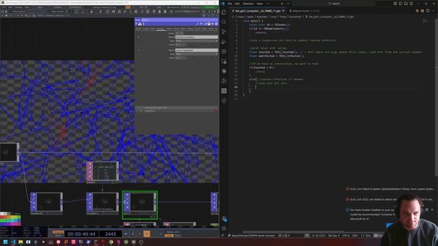 Interactive Infected Network with POPs in TouchDesigner