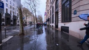 Париж Франция 2026 Романтика дождя и блеск мокрых мостовых в марте 🌧️✨