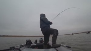 судаки и сазаны прямо под лодкой открытие сезона с лодки весна