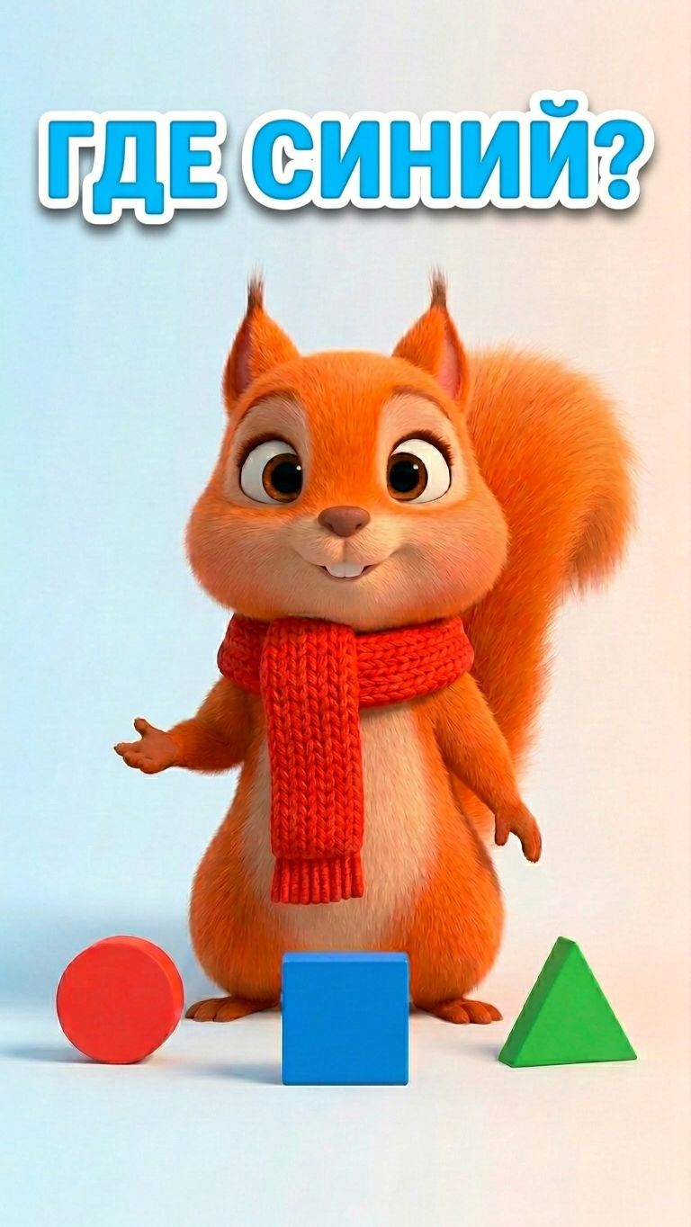 Где синий?