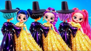 Huntrix и Saja Boys в золотом и бриллиантовом самолёте! DIY-поделки для K-Pop Охотниц на Демонов!