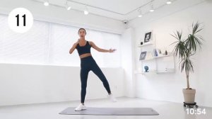 📹 20-минутная тренировка для стройных и подтянутых бедер - сжигание жира на ногах 🔥 →  #MIZI