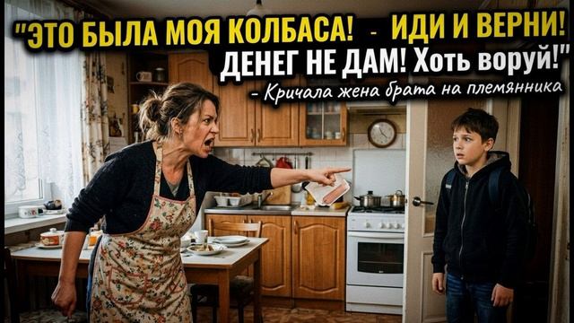 Истории из жизни \ Это была моя колбаса! Иди и верни. Денег я тебе не дам….