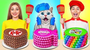 Кулинарный Челлендж: Я против Бабушки с Котиком | Битвы с Едой от Multi DO Smile