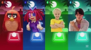 КТО БЫСТРЕЕ? 🎪💥 ЦИФРОВОЙ ЦИРК против ВЛАДА И НИКИ и ЭНГРИ БЕРДС! Мультик Игры для детей 🏆