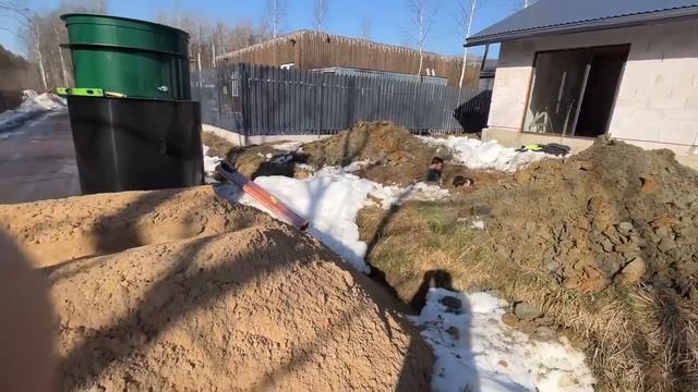 Монтаж Септика Евролос 5 ПРО