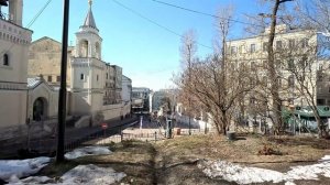 В историческом центре Москвы
