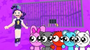 ДЕТКИ СПРАНКИ ПОБЕГ ИЗ ТЮРЬМЫ РОЗОВАЯ ВЕНДА И СЕРЫЙ PINK GRAY СПРУНКИ ROBLOX ПРОХОЖДЕНИЕ ЛИЛЛИ ПОППИ