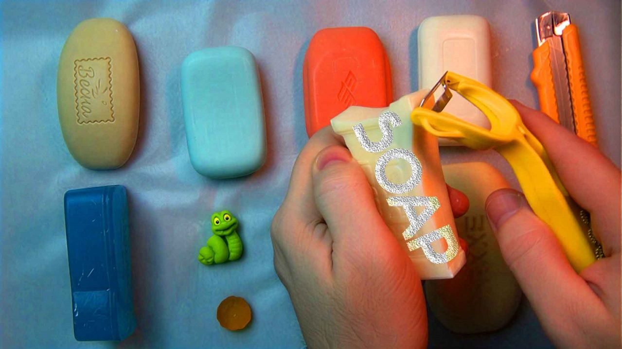 ASMR SOAP РЕЖУ МЫЛО