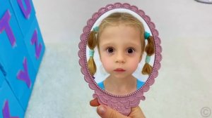 Настя и папа учат английский алфавит ABC. Полезное видео