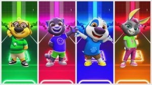 ГОВОРЯЩИЙ ТОМ И ЕГО ДРУЗЬЯ! 🐱🐶 КРУТАЯ ТАНЦЕВАЛЬНАЯ БИТВА! Мультик Игры для детей 🏆