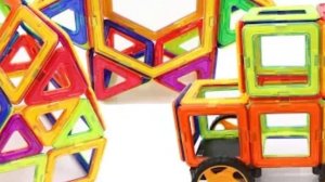 Залипательное видео для детей. Играем и строим из магнитных квадратиков. #дети #видеодлядетей