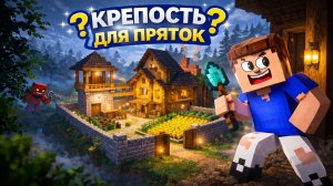 ВЛАДУС ПОСТРОИЛ МИНИ КРЕПОСТЬ ДЛЯ ПРЯТОК С ЛЕНЕЙ |МАЙНКРАФТ СТРОИТЕЛЬСТВО