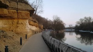 20260324 Осторожно обвал Скала рухнула берег река Орлик дорога Дворянку Дворянское Гнездо город Орёл