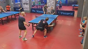 один из матчей группы III финала! настольный теннис 22.03 Парный МИКСТ турнир