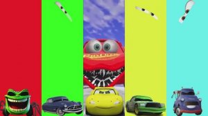 ЗЕЛЕНЫЙ ИНОПЛАНЕТЯНИН И МАШИНКИ: Подбери Стекло и Цвет — Веселый Мультик-Головоломка 🧩🚗