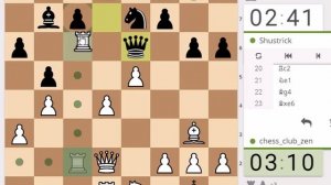 Покажу как шустро выиграл шахматиста с рейтингом 2402 применив простую ловушку