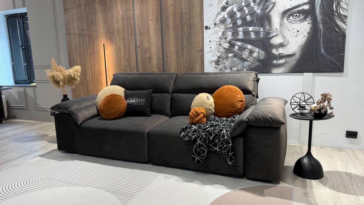 Диван БРАС от фабрики дизайнерской мягкой мебели ДИВАНОФФ27 (собственное производство)