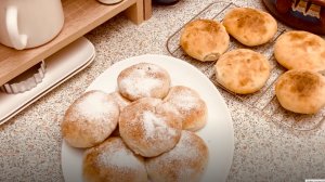 Постные пирожки с яблоками на закваске