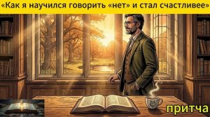 «Как я научился говорить «нет» и стал счастливее».притча