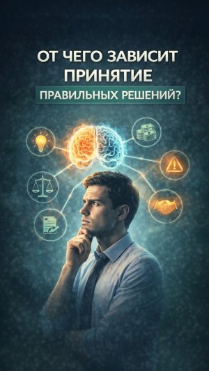 Принятие правильных решений зависит от точной информации