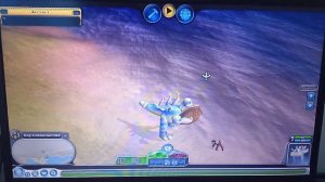 Клювахлыстик встретил некое существо в берегу озера