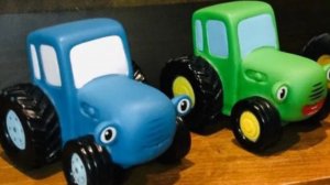 Синий трактор и конструктор |детям