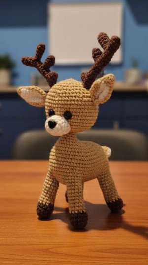 МК Оленёнок. Вяжем игрушку крючком