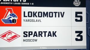 Хоккей.Кубок Гагарина Плейофф 1/8 финала Локомотив - Спартак