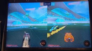 Играю в Rocket League вместе с моим папой
