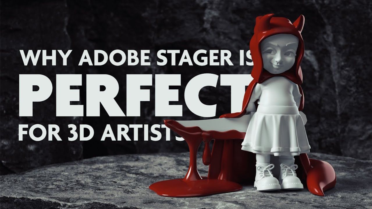 Почему Adobe Stager Dimension - Идеально подходит для 3D-художников смотреть онлайн