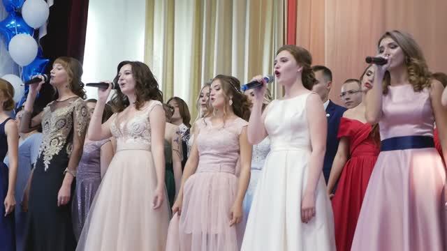 Выпускной торжественная часть. Школа 35 Выпуск 2019