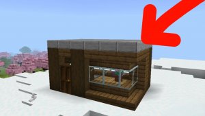 КАК ПОСТРОИТЬ МАЛЕНЬКИЙ СТАРТОВЫЙ ДОМ В МАЙНКРАФТ