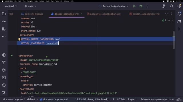 3. Update docker compose file to create & use MySQL DB смотреть онлайн
