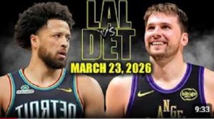 «Лос-Анджелес Лейкерс» — «Детройт Пистонс» — 23 марта 2026 года | Лучшие моменты