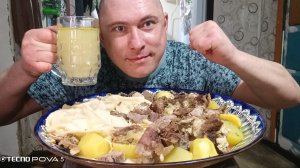 мукбанг/обжорыч/Бешбармак/вкусно очень/