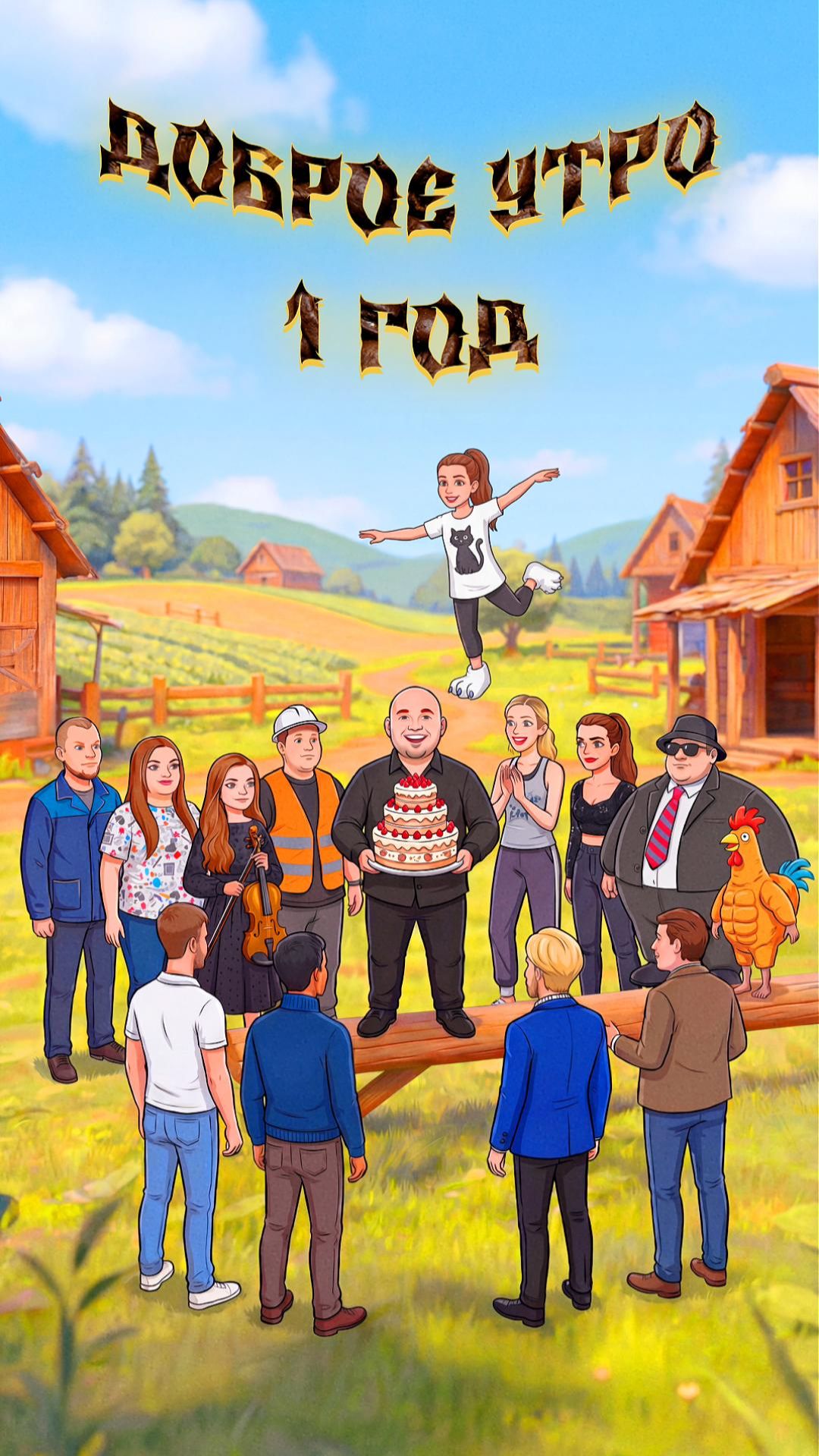 «Заряжаемся „Добрым утром“ уже 365 дней подряд! ✨»