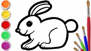 Мультик для детей-Как нарисовать ЗАЙЦА/Рисование зайца для детей