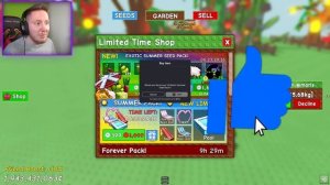 Я Открыл х999 Летних Паков в Grow A Garden Roblox