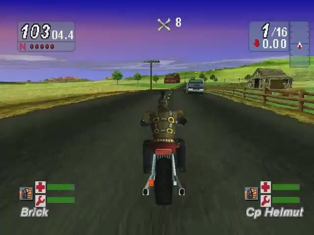 Road Rash Jailbreak Прохождение без комментариев #5