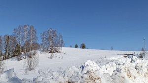 И я за дедом. По насту легко.