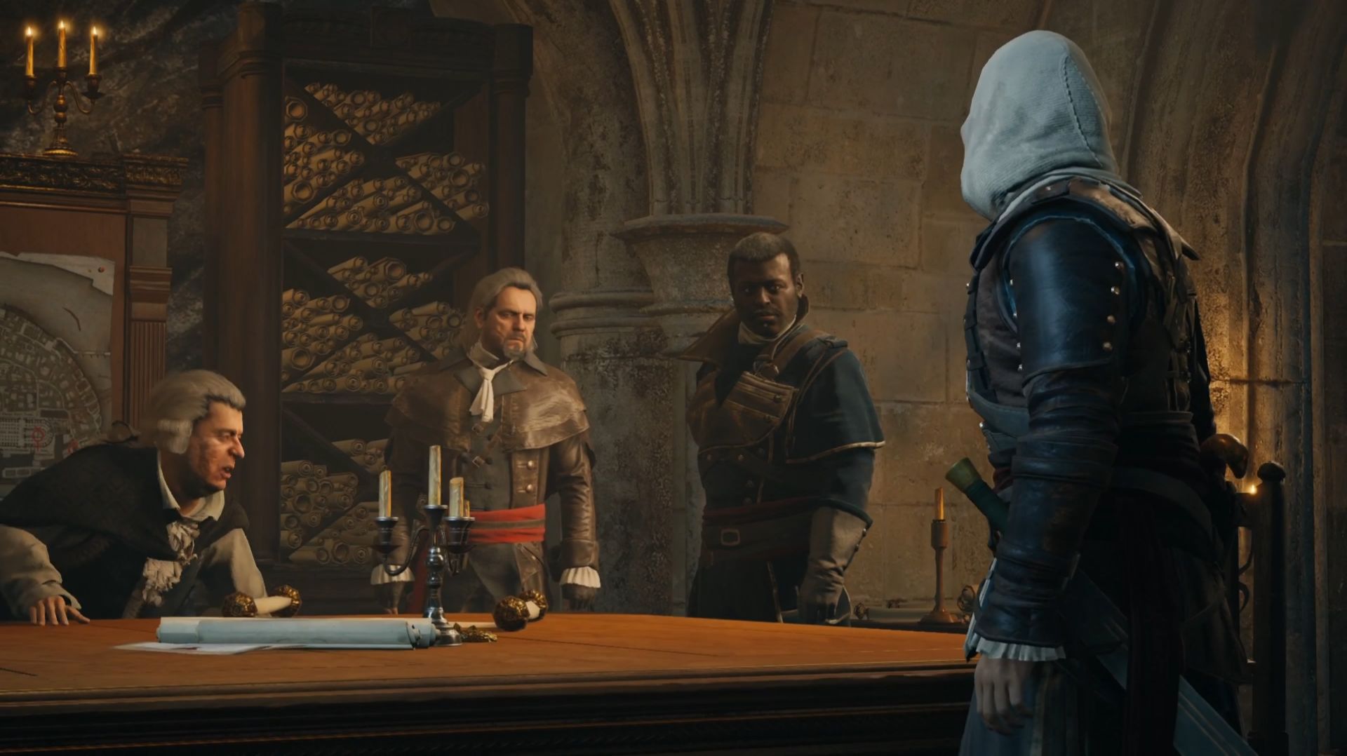 12. Assassins Creed Unity. Ps 4. RUs озвучка. Особняк Бове . Слежка за Ла тушем.