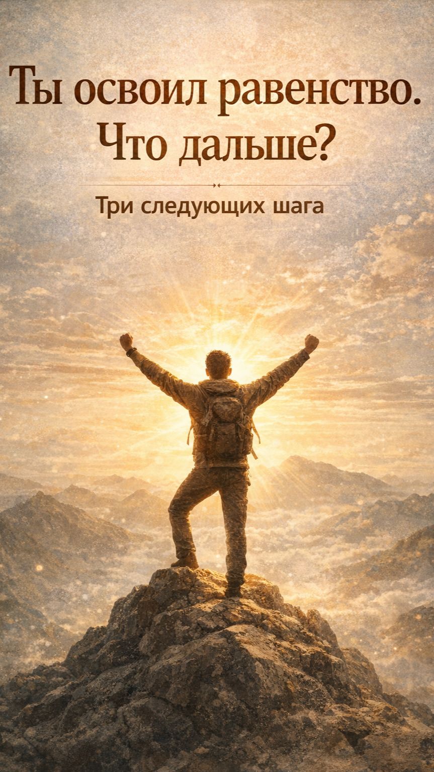 Ты освоил равенство. Что дальше? Три следующих шага