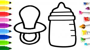 Мультик для детей-Как нарисовать для детей СОСКУ/Рисование СОСКИ для детей