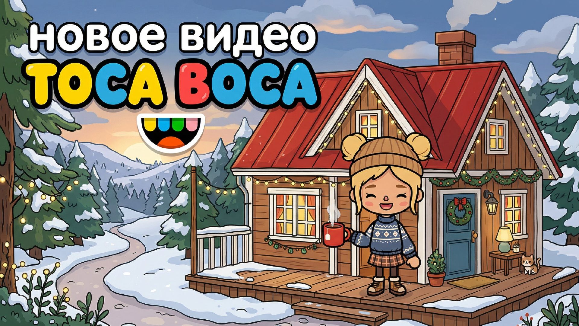 Строю НОВОГОДНИЙ ДОМ Тока Бока