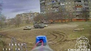 Краматорск: избирательный удар по машине ВСУ в жилом дворе.